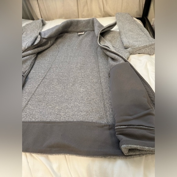 Avalanche Full Zip Mock Neck Gray Fleece Jacket--Women's Size L - Picture 7 of 12